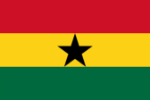 Vlag Ghana - 100x150cm Spun-Poly